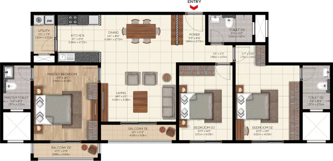 Brigade Valencia residency layout