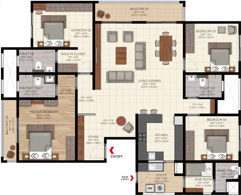 Brigade Valencia residency layout